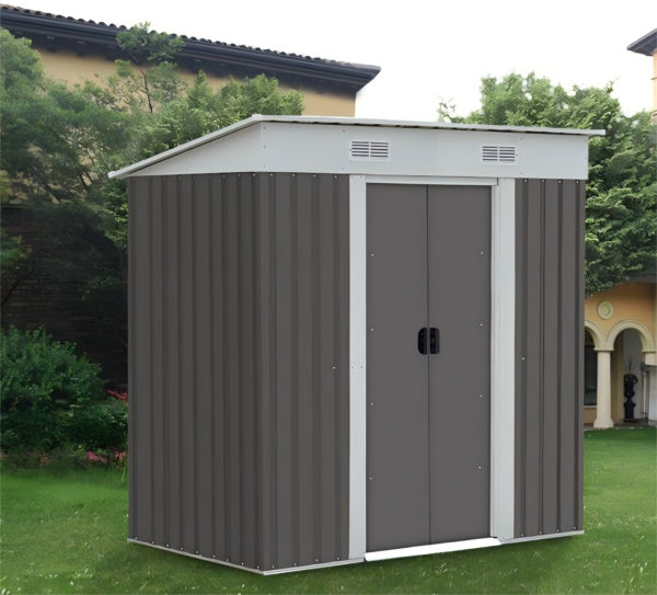 Stainless Steel Outdoor Storage Shed - Image 6