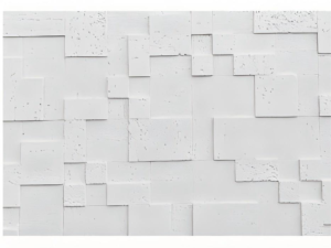 Travertine Square Mosaic Flexible Stone Panels for Exterior Wall Cladding