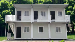 Modular Accommodation Camp Built with Flat Pack Container Rooms