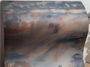 Rust Finish Roman Travertine Flexible Stone Panels for Exterior Wall Cladding