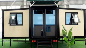 Dual-Wing Expandable Office Container Unit